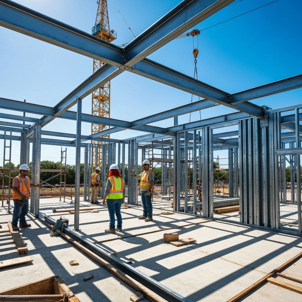 Construção Steel Frame